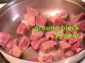 Zesty Beef Stew In Pan